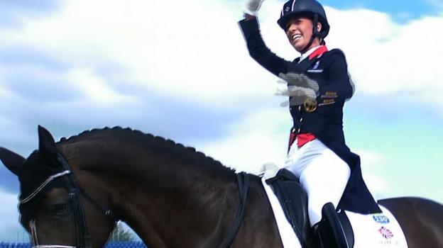 Rio Olympics 2016: Charlotte Dujardin leads individual dressage as GB move into silver