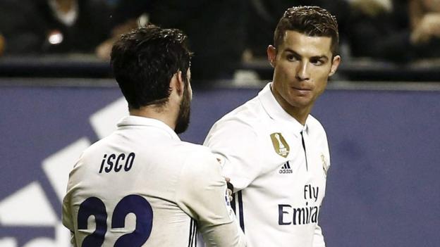 Real Madrid win to regain top spot in La Liga