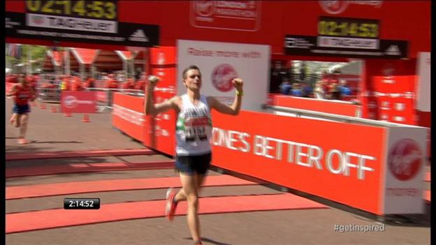 London Marathon: Welsh runner Josh Griffiths first British finisher