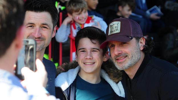 A three-goal comeback in the dying minutes and a visit from a Walking Dead star - Exeter's dream weekend