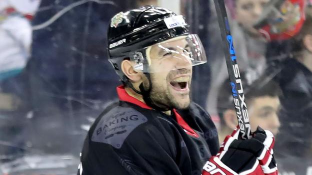 Elite League: Steve Saviano nets four goals as Belfast Giants beat Fife 7-2. - BBC News