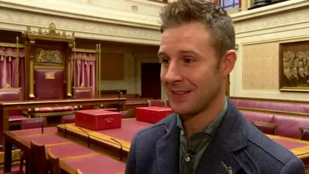 Jonathan Rea: World Superbike champion honoured at Stormont reception