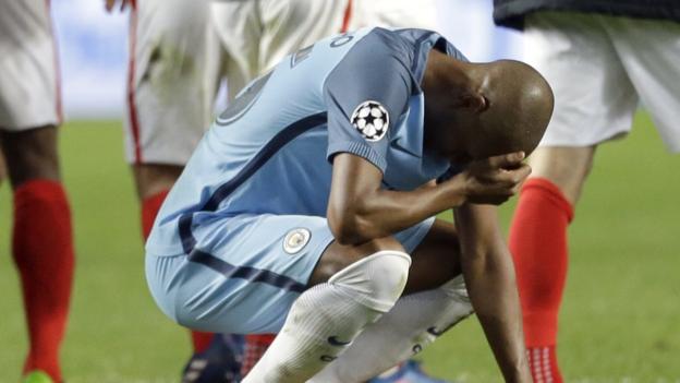 Man City crash out of Champions League