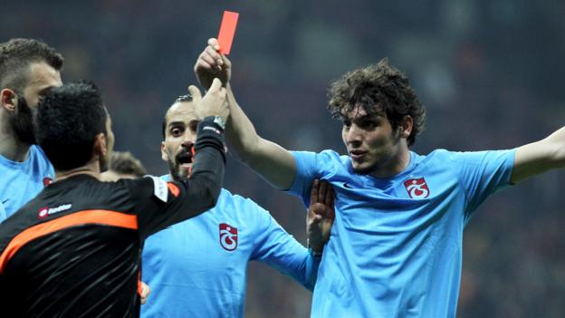 'Red card to Turkish football'