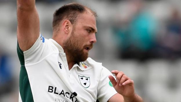 Derbyshire v Worcestershire: Joe Leach takes nine wickets in match to inspire victory