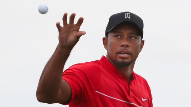 Woods hits mixed final round on PGA Tour return as Matsuyama wins