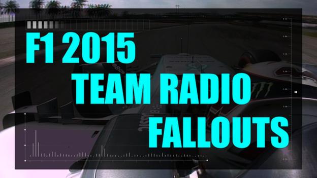 F1 2015 team radio fallouts