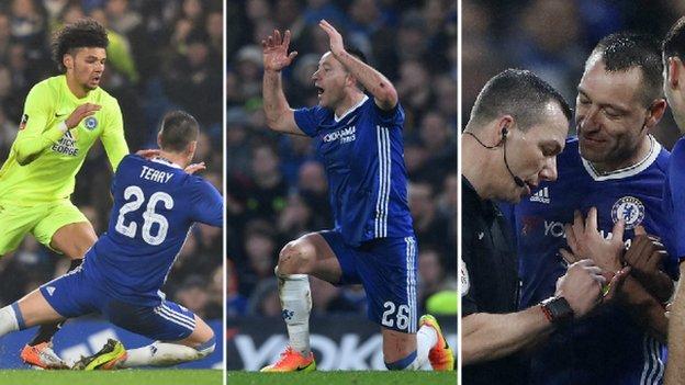 Chelsea consider appeal, so was Terry's red card the right decision?
