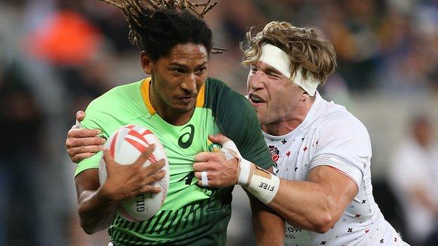 England fall short in Sevens Series