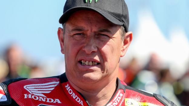 John McGuinness suffers vertebrae, rib and leg fractures in North West 200 crash