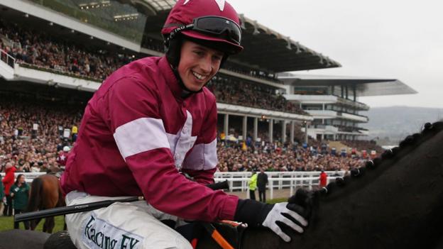 Bryan Cooper: Jockey suffers collapsed lung in fall at Galway Festival