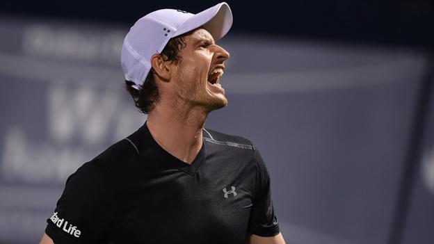 Andy Murray beats Lucas Pouille to reach Dubai Championships final