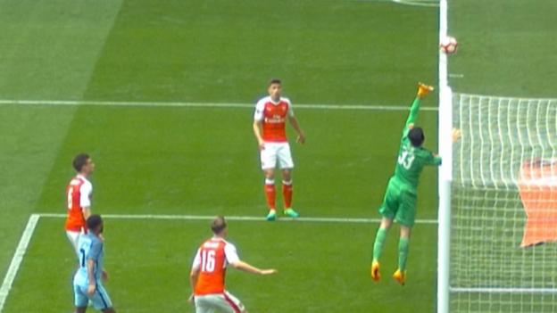 FA Cup: Manchester City's goal controversially disallowed