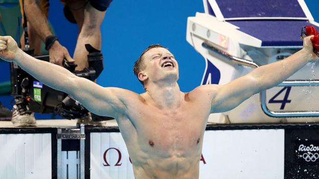 Rio Olympics 2016: Adam Peaty wins GB's first medal with swimming gold - BBC Sport
