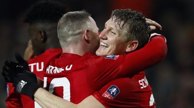 Bastian Schweinsteiger: Watch his last goal for Manchester United