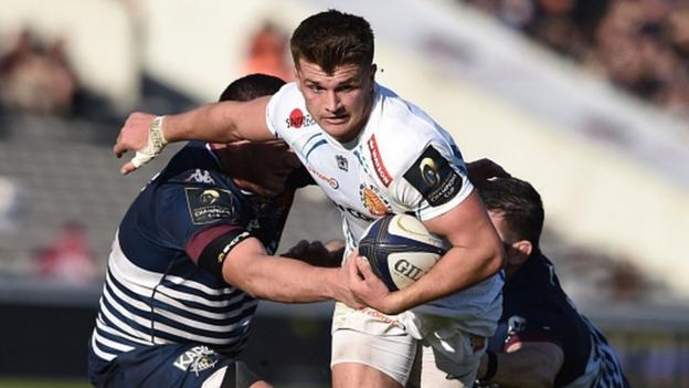 European Rugby Champions Cup: Bordeaux-Begles 12-20 Exeter Chiefs