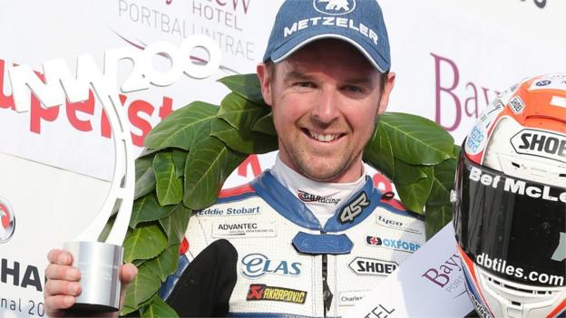 Seeley wins Superstock race on the first night of racing at NW200.
