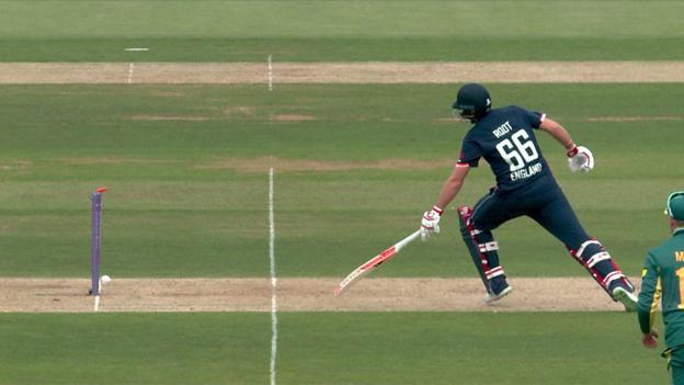 England v South Africa: Joe Root in bizarre run out