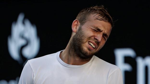 Australian Open 2017: Dan Evans' challenge ended by Jo-Wilfried Tsonga