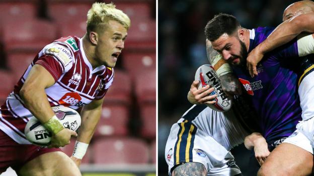 Romain Navarrete and Lewis Tierney: Wigan Warriors loan duo to Catalans Dragons