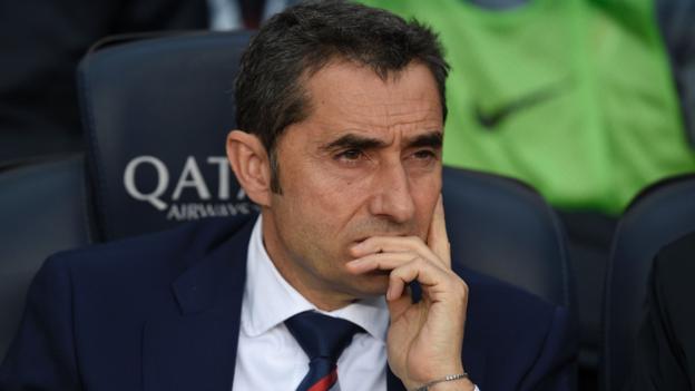 Barcelona: Ernesto Valverde replaces Luis Enrique as manager