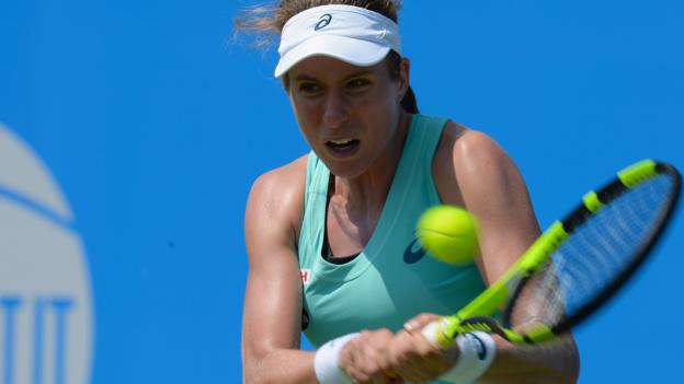 Johanna Konta: British number one loses at Nottingham Open but Tara Moore through
