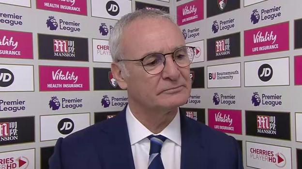 Bournemouth 1-0 Leicester: Defeat was harsh on Foxes - Claudio Ranieri