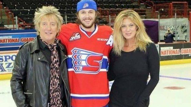 Coventry Blaze sign Rod Stewart's son