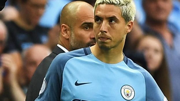Samir Nasri and Eliaquim Mangala leave Manchester City on La Liga loan deals