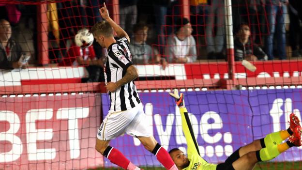 Exeter City 0-2 Notts County