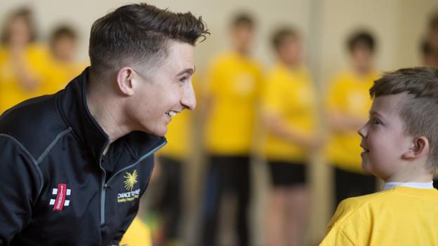James Taylor: Former England cricketer joins charity initiative in schools