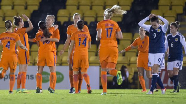 Dutch hit seven past Scotland women