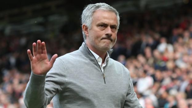 Man Utd 2-0 Crystal Palace: Jose Mourinho's 20-second press conference