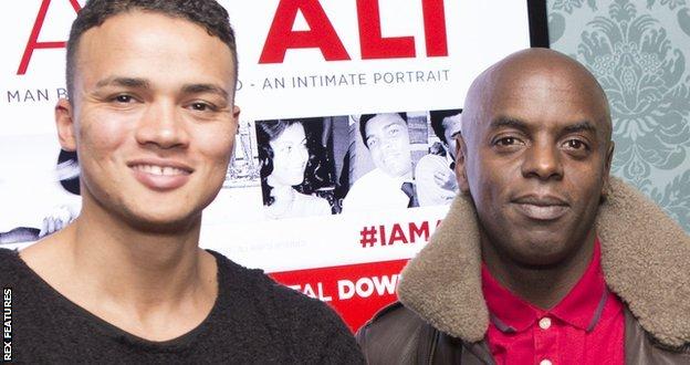 Jermaine Jenas and Trevor Nelson