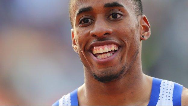 Athletics: David Omoregie says he was shocked by his PB in London - BBC Sport - _84480208_gettyimages-480395850