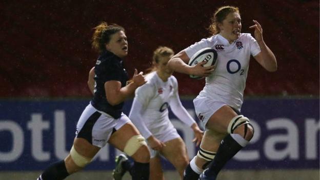 VIDEO: England's five-try win over Scotland