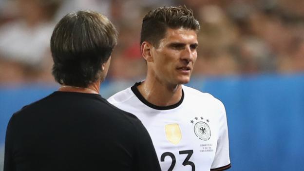 Euro 2016: Germany's Mario Gomez suffers hamstring injury