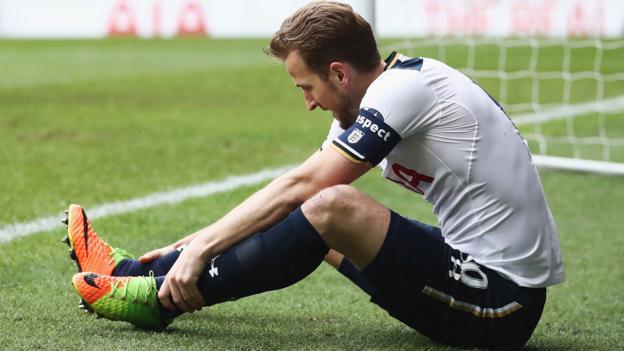 Harry Kane: Tottenham striker suffers ankle ligament damage