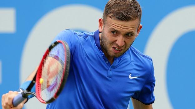 Dan Evans out of Nottingham Open with loss to Pablo Cuevas - BBC Sport