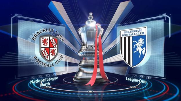FA Cup: Brackley Town 4-3 Gillingham highlights