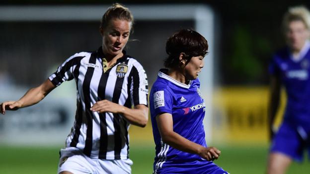 Women's Super League One: Chelsea Ladies 2-1 Notts County Ladies