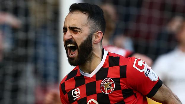 Erhun Oztumer: Walsall midfielder says his height has become an advantage