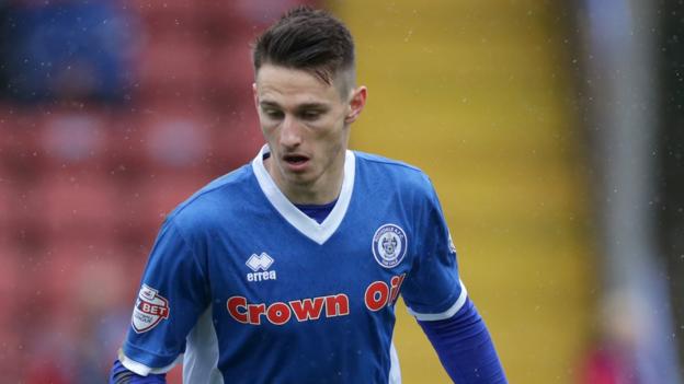 Port Vale: Rochdale full-back Scott Tanser signs deal until end of season