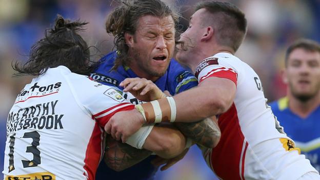 Super League: Warrington Wolves 18-20 St Helens