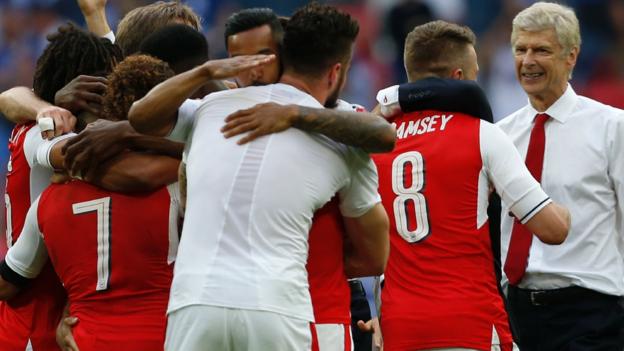 Sanchez & Ramsey earn Gunners Wembley win - watch highlights