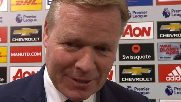 Manchester United 1-1 Everton: Late equaliser 'hard to take' - Koeman