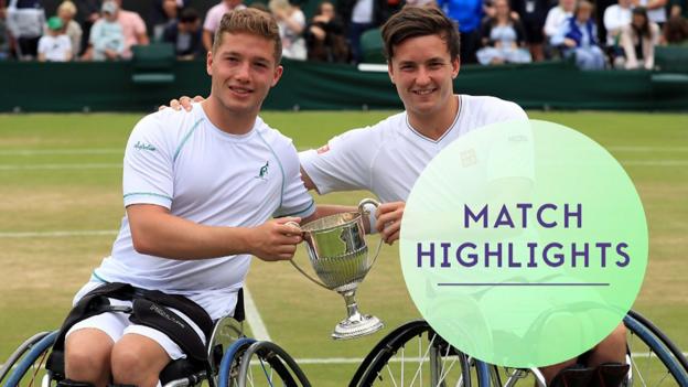 Wimbledon 2017: Highlights: Alfie Hewett & Gordon Reid retain doubles title