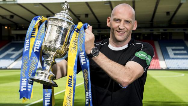 Scottish Cup final joy after referee Madden's cancer fight