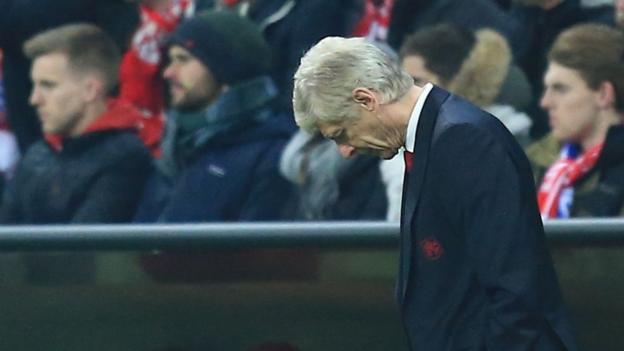 Arsenal mentally collapsed - Wenger