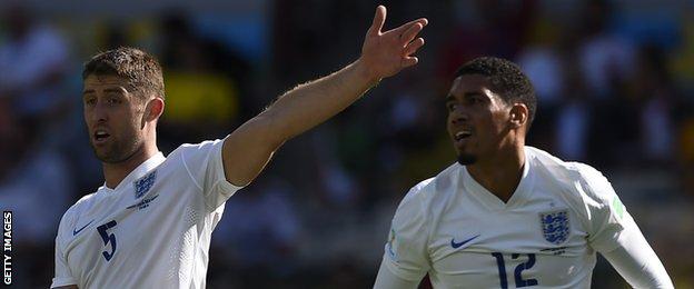 Gary Cahill (left) and Chris Smalling (right)